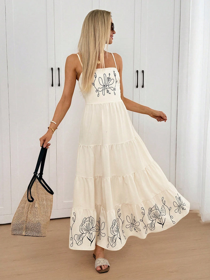 Rochie maxi SHEIN, portocaliu