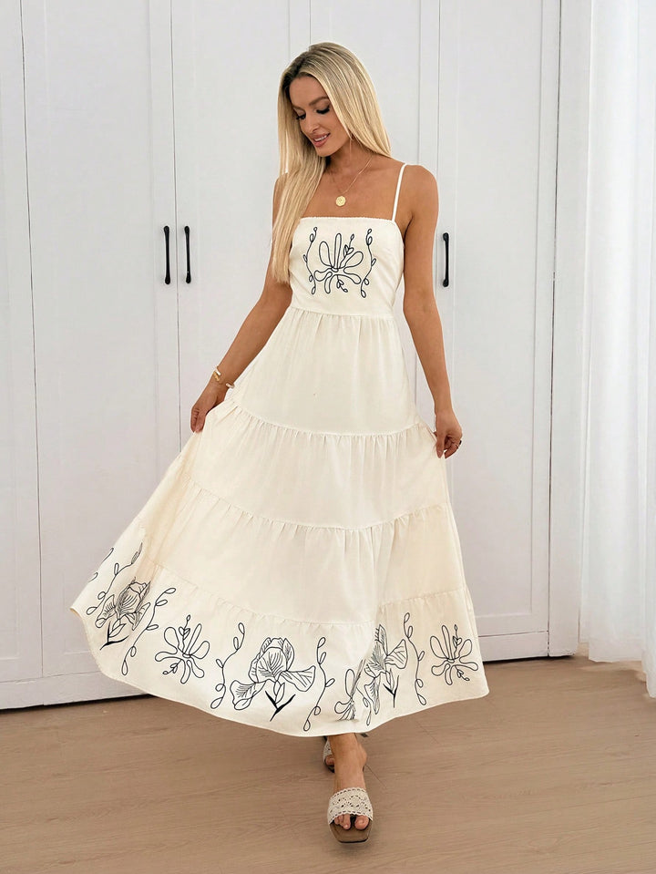 Rochie maxi SHEIN, portocaliu
