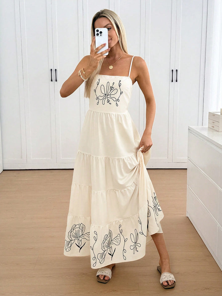 Rochie maxi SHEIN, portocaliu