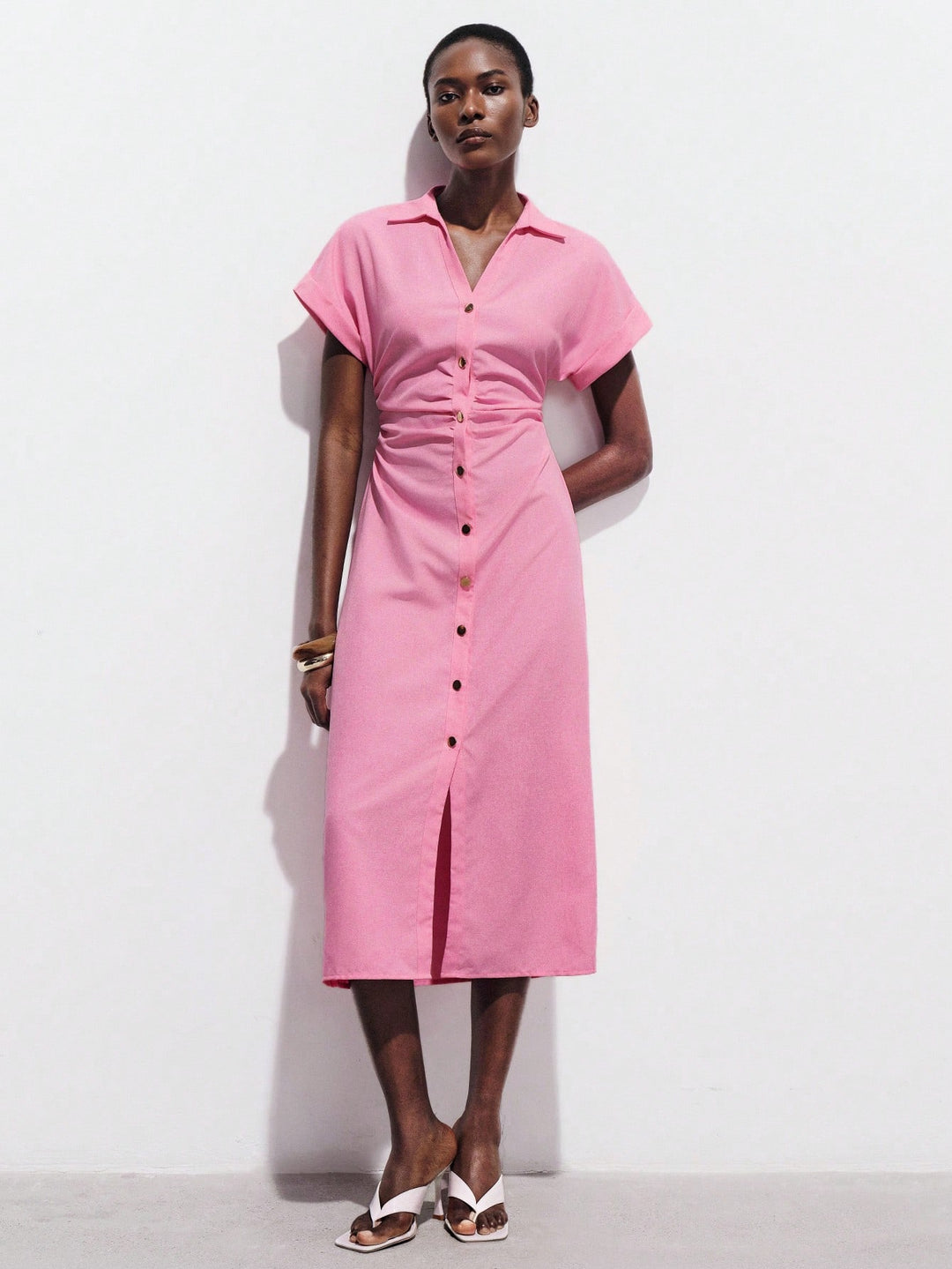 Rochie maxi SHEIN, roz