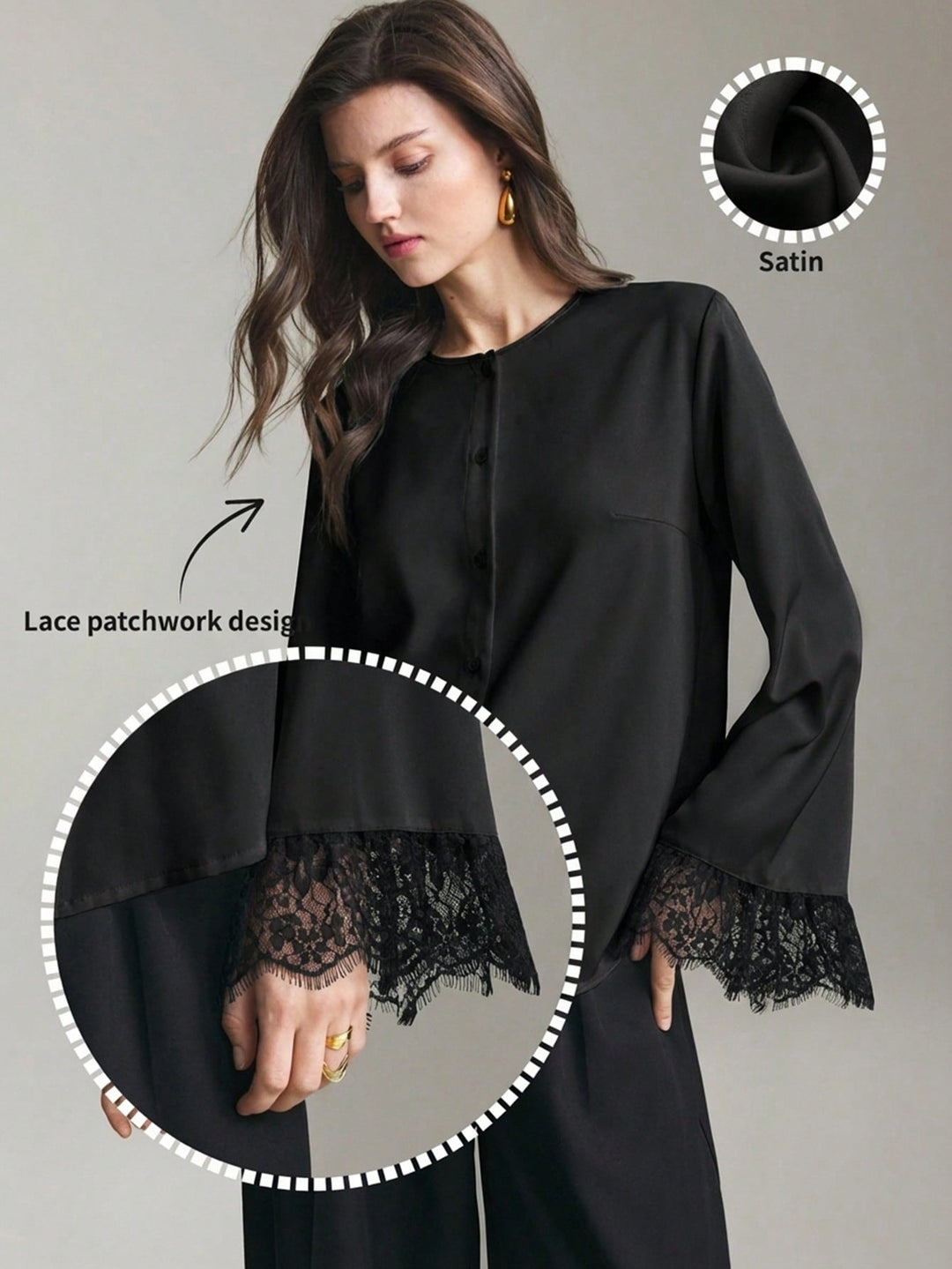 Bluza SHEIN, negru