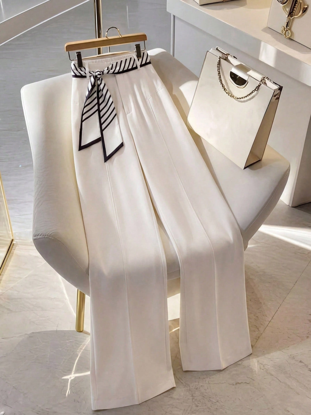 Pantaloni SHEIN, portocaliu