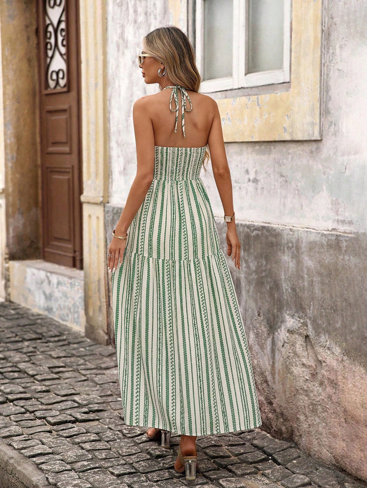 Rochie maxi SHEIN, verde