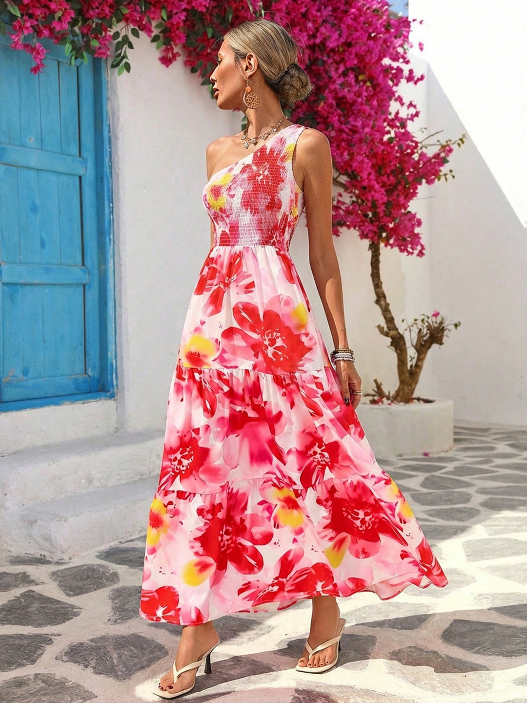 Rochie maxi SHEIN, roz