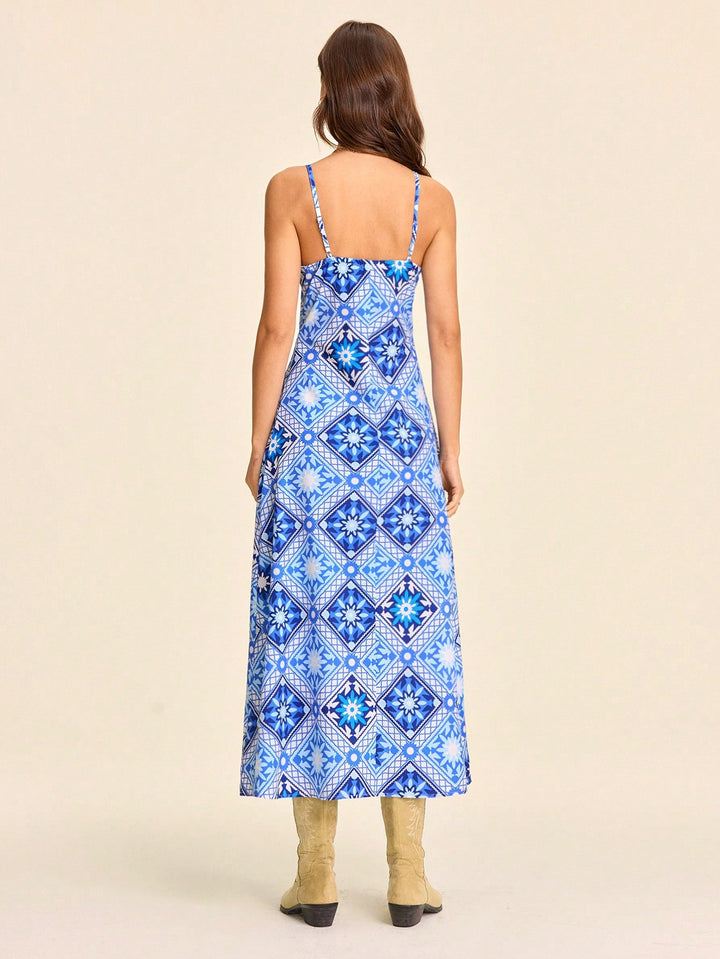 Rochie maxi SHEIN, albastru