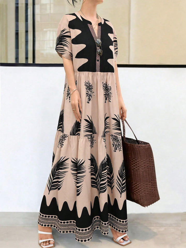 Rochie maxi SHEIN, kaki