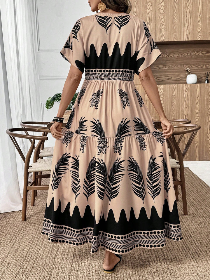 Rochie maxi SHEIN, kaki
