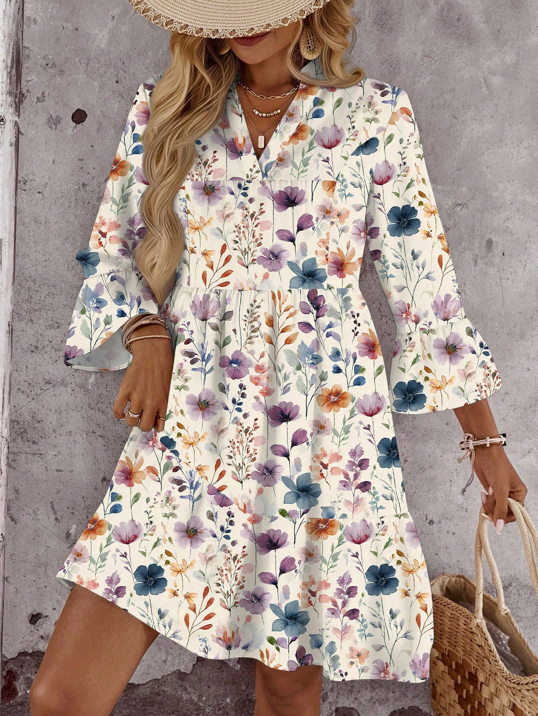 Rochie SHEIN, mix culori