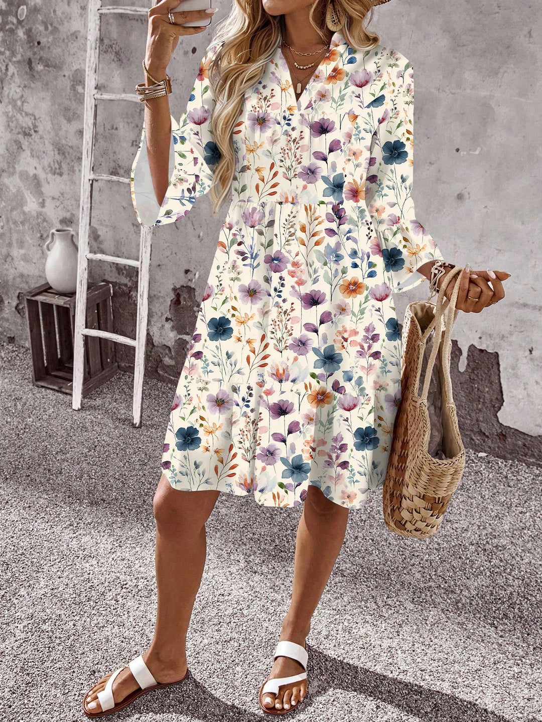 Rochie SHEIN, mix culori