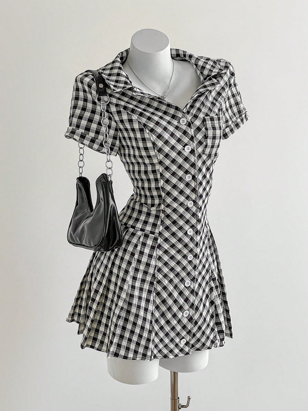Rochie scurtă SHEIN, gri