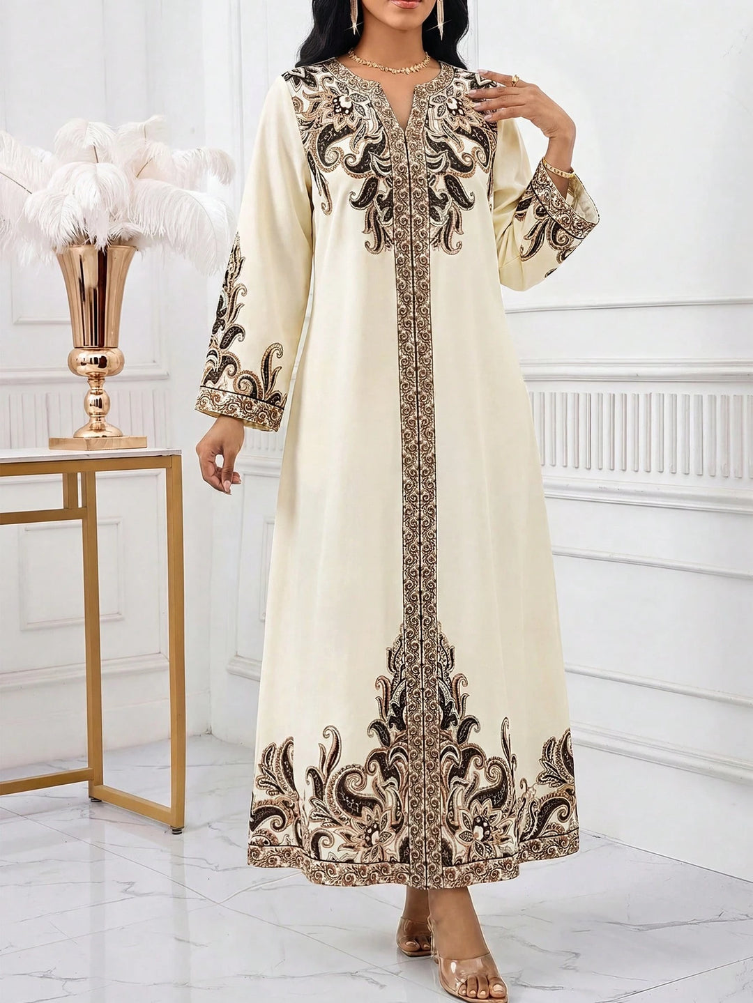 Rochie maxi SHEIN, mix culori