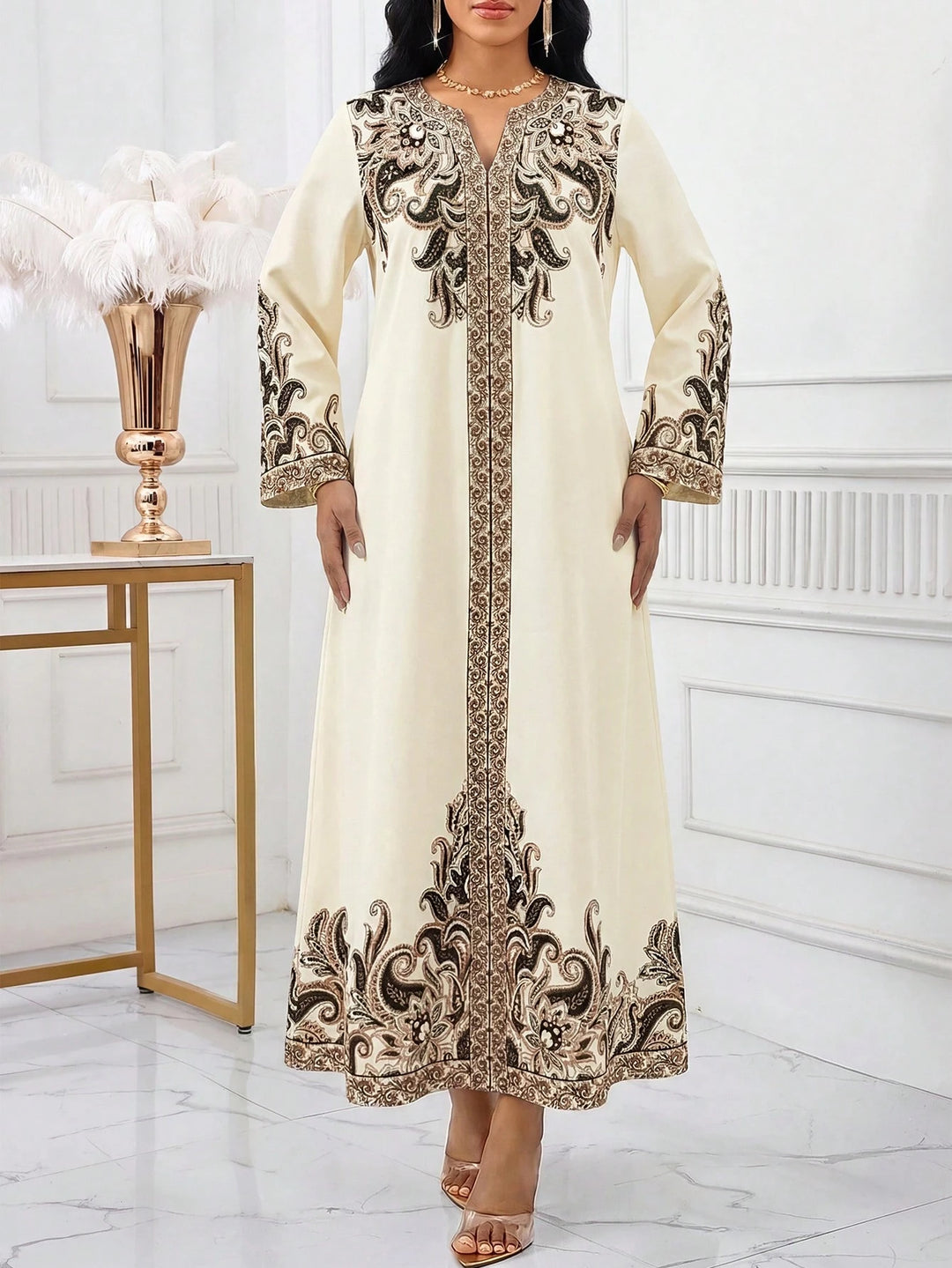 Rochie maxi SHEIN, mix culori