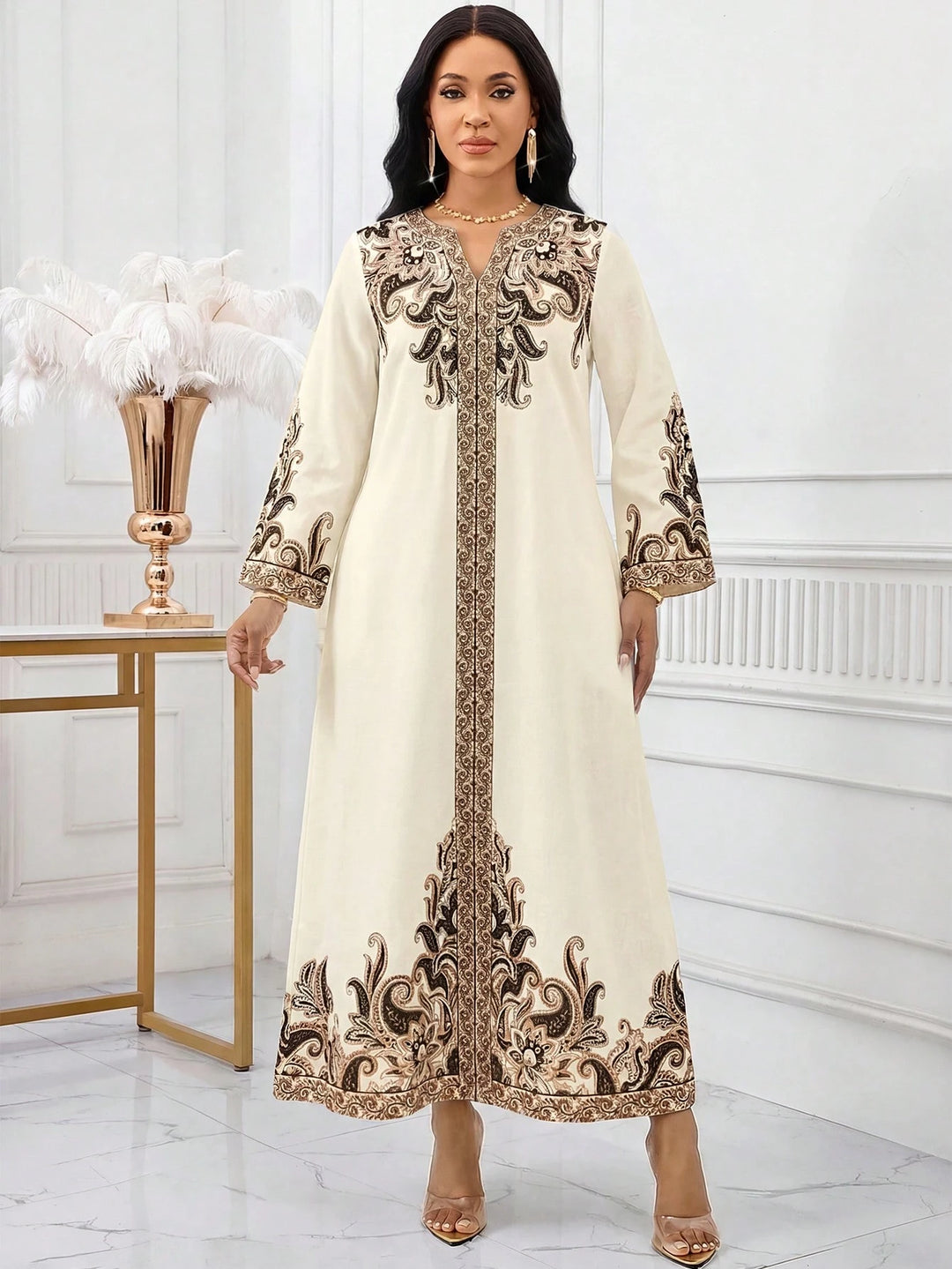 Rochie maxi SHEIN, mix culori