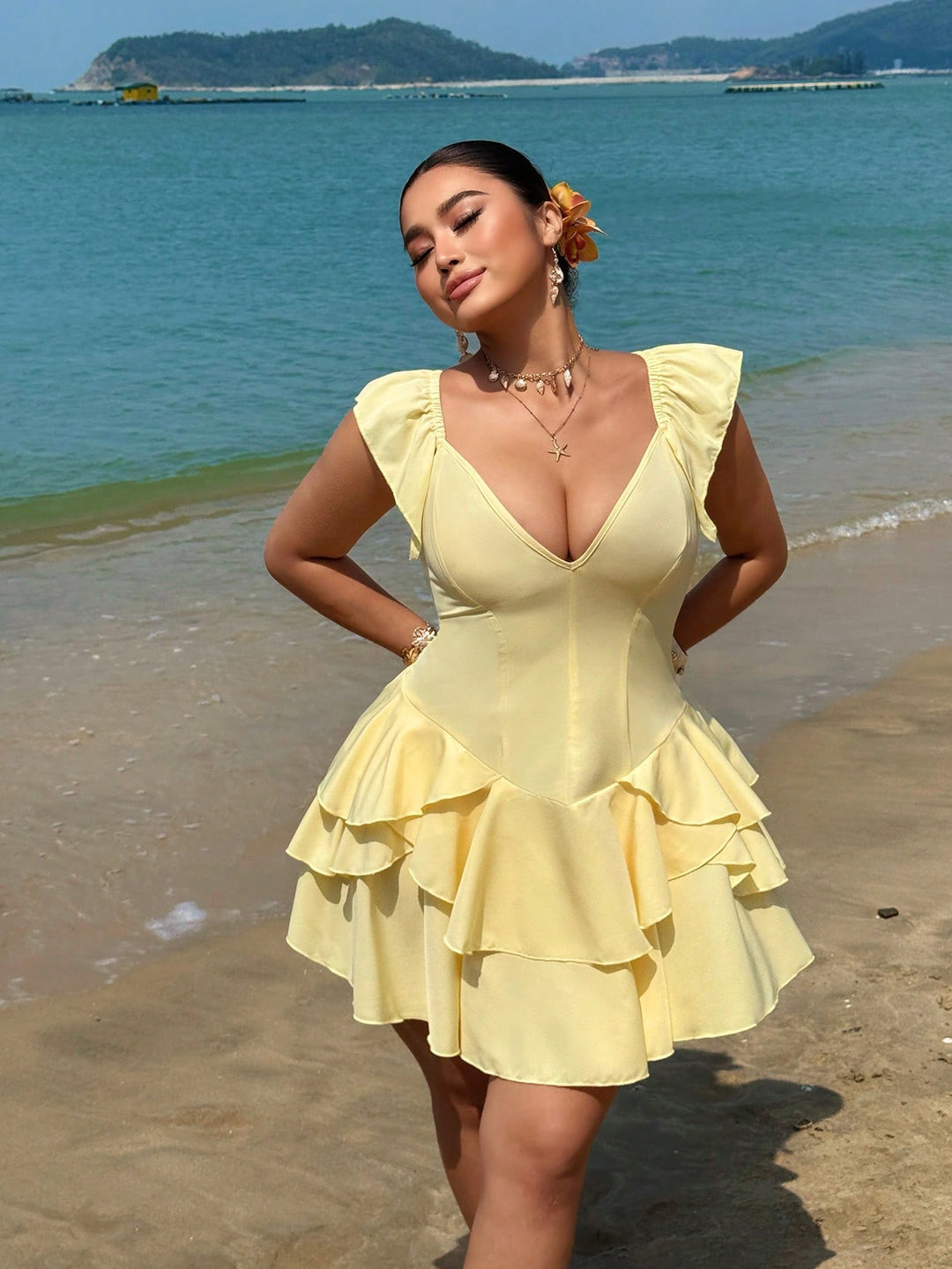 Rochie SHEIN, galben