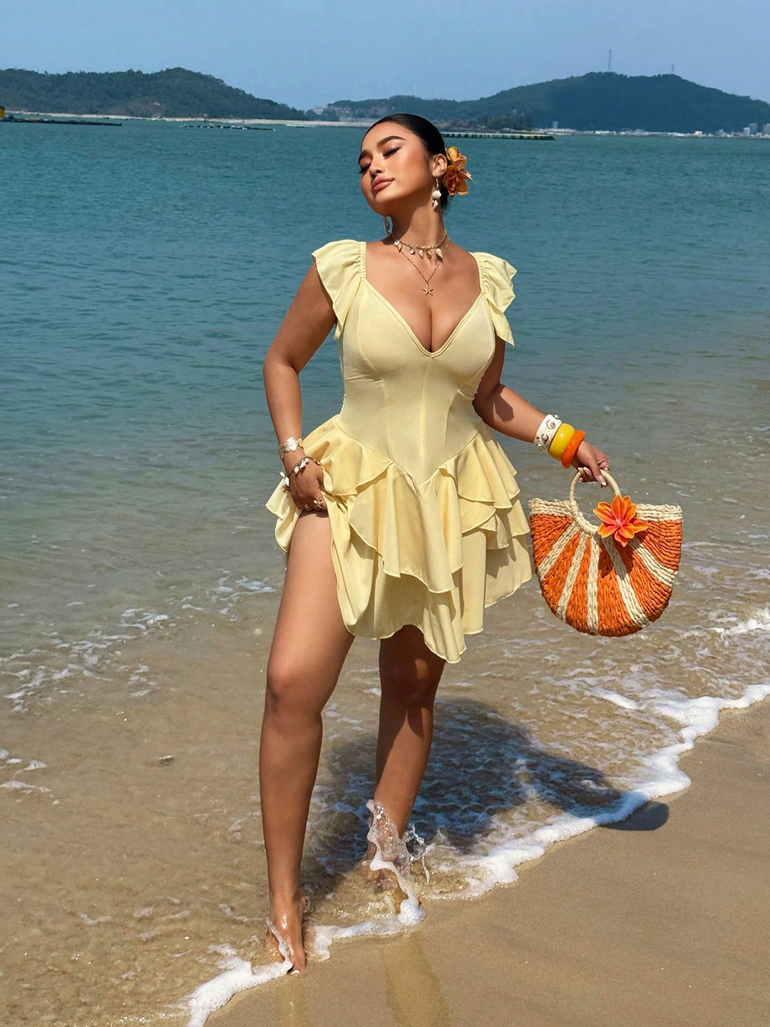 Rochie SHEIN, galben