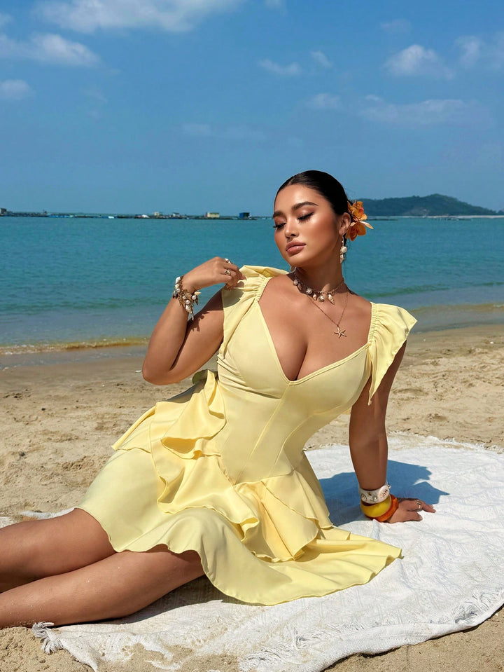 Rochie SHEIN, galben