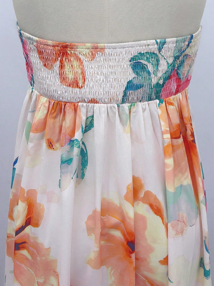 Rochie maxi SHEIN, mix culori