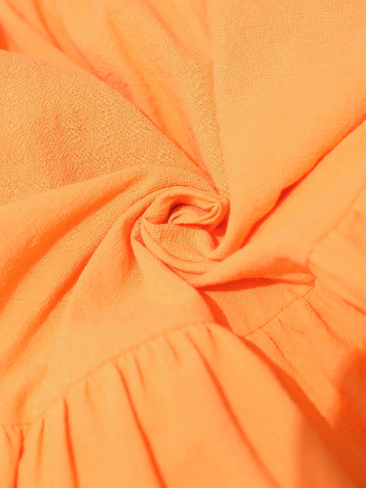 Rochie mini SHEIN, portocaliu