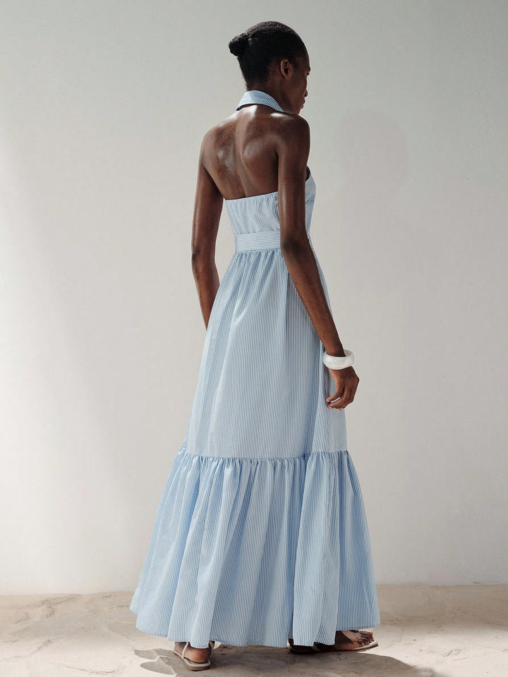 Rochie maxi SHEIN, albastru