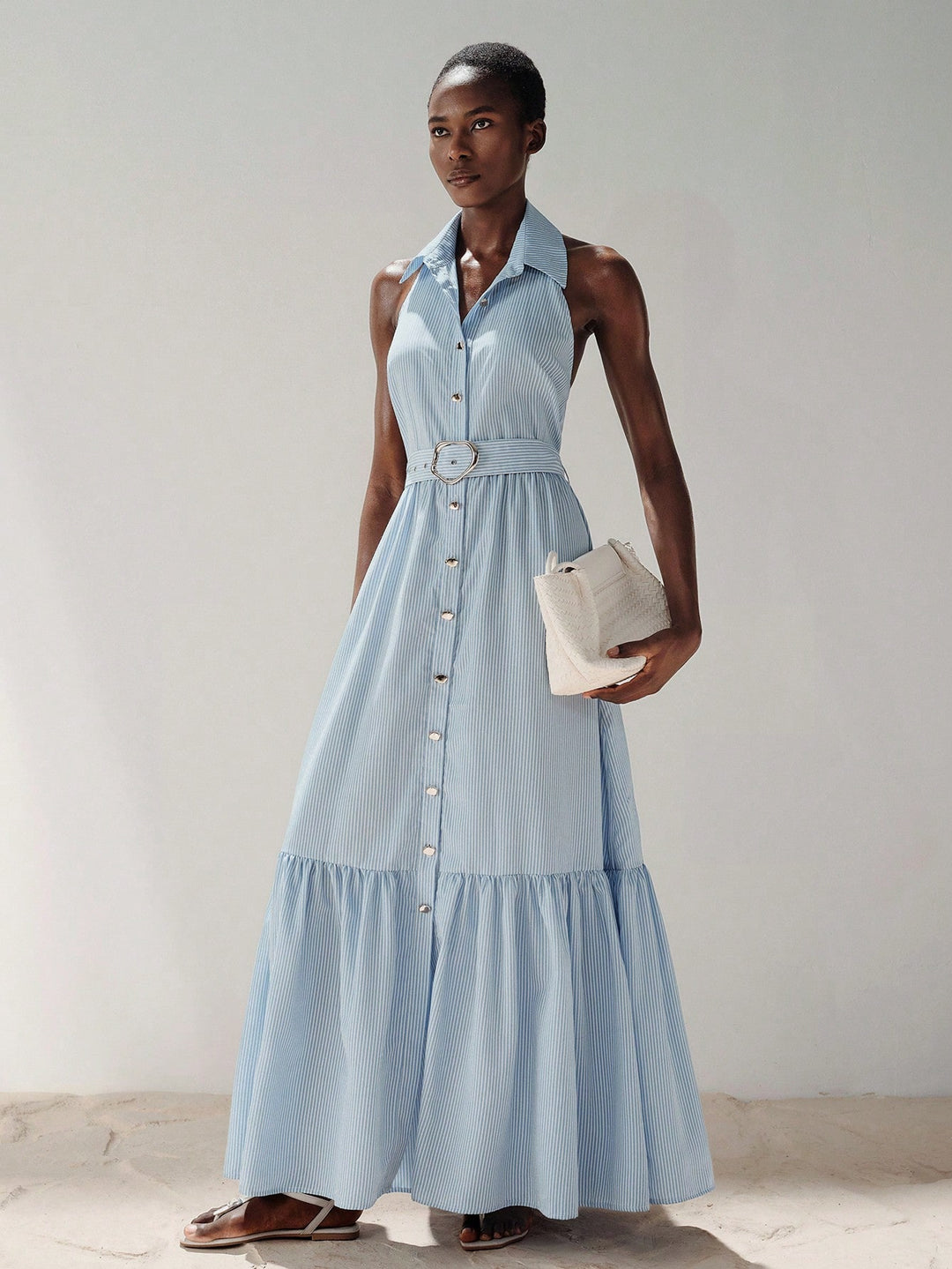 Rochie maxi SHEIN, albastru