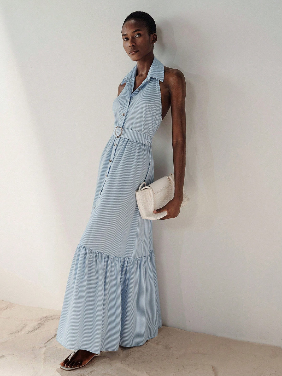 Rochie maxi SHEIN, albastru