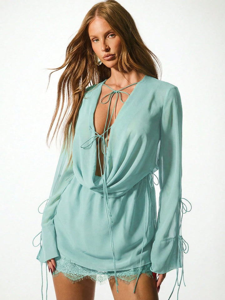 Rochie mini SHEIN, albastru
