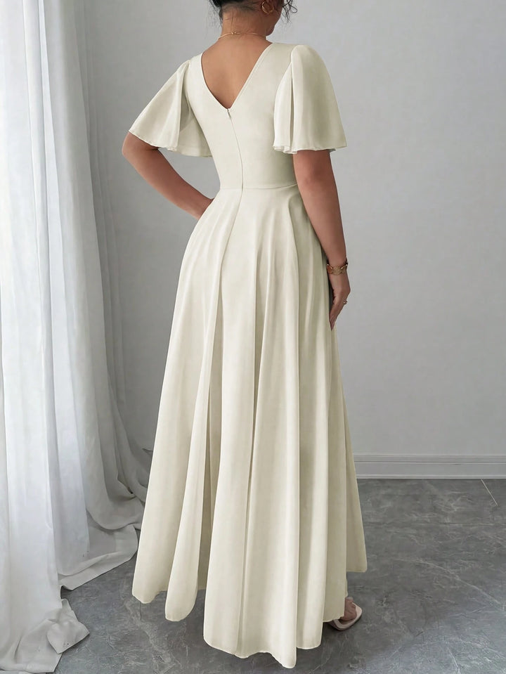 Rochie maxi SHEIN, bej