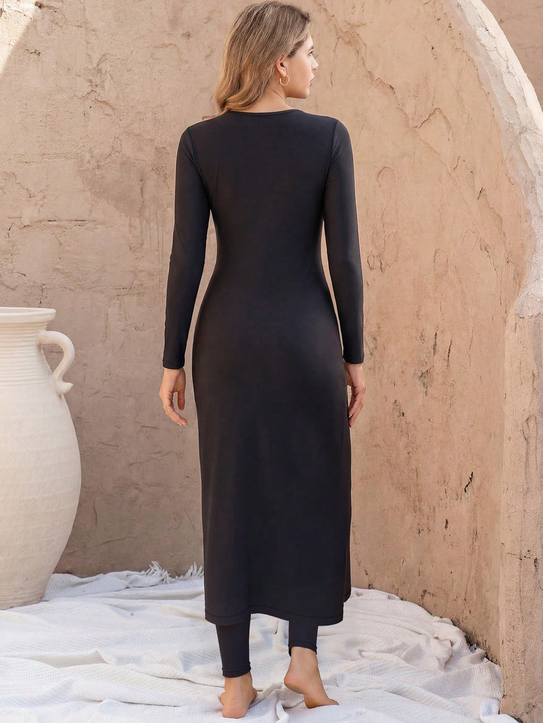 Costum de baie SHEIN, negru