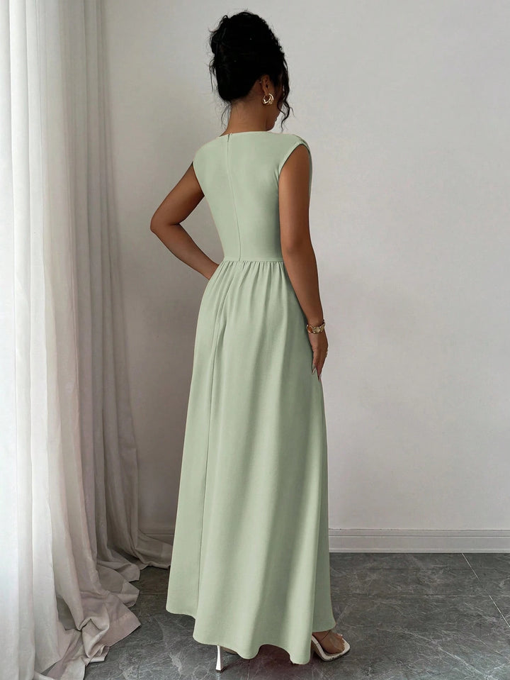 Rochie maxi SHEIN, verde