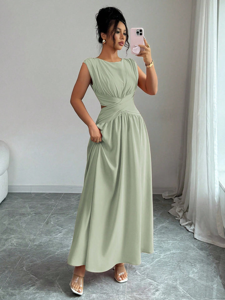 Rochie maxi SHEIN, verde