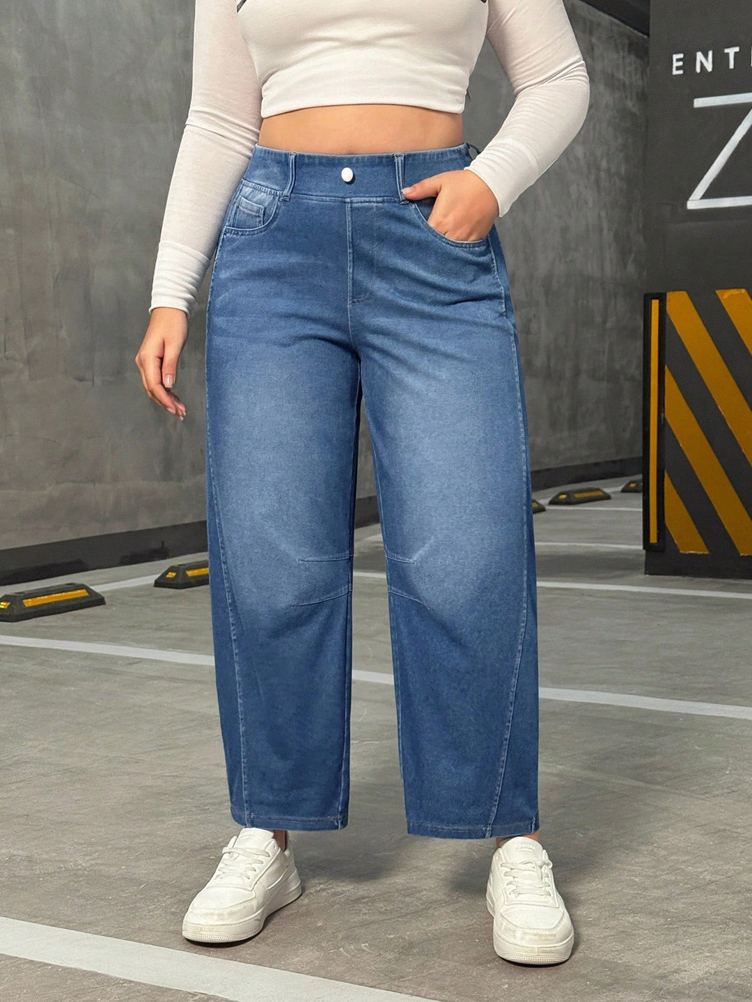 Jeans SHEIN, albastru