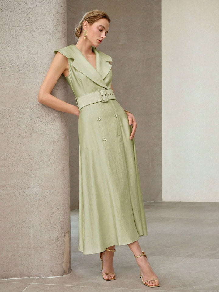 Rochie maxi SHEIN, verde