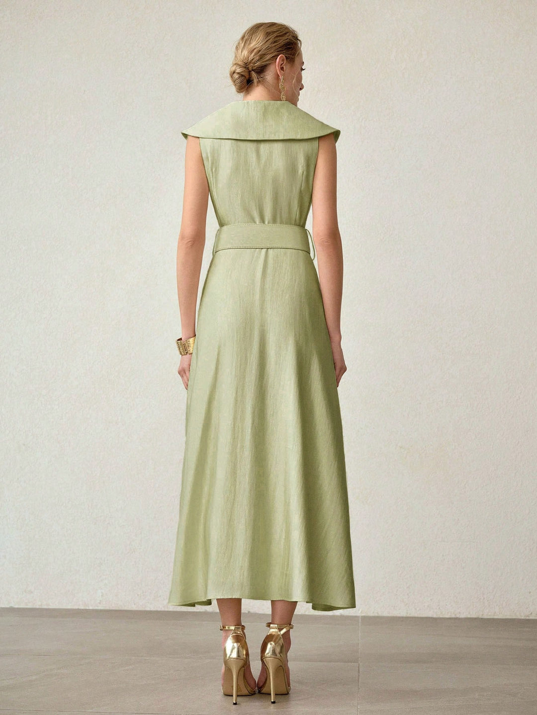 Rochie maxi SHEIN, verde