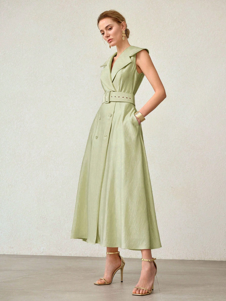 Rochie maxi SHEIN, verde