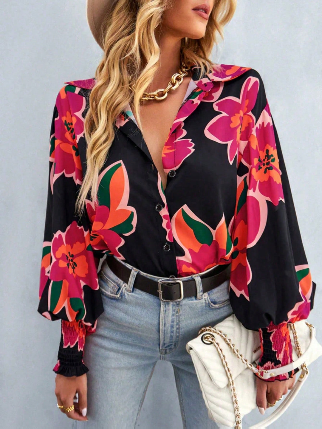 Cămașă casual SHEIN, mix culori