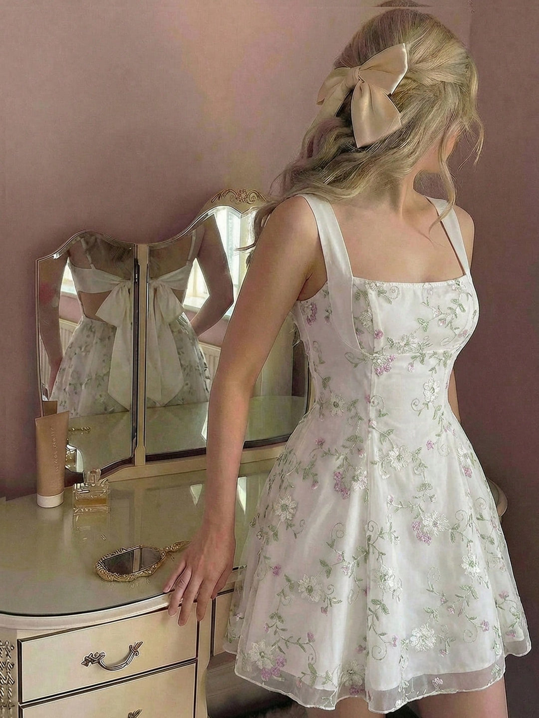 Rochie mini SHEIN, portocaliu