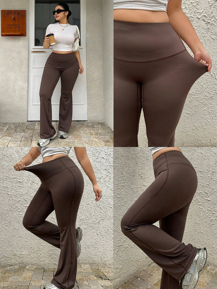 Pantaloni SHEIN, maro