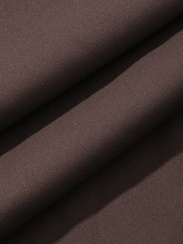 Pantaloni SHEIN, maro