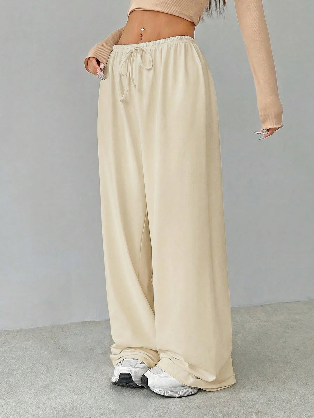 Pantaloni SHEIN, crem