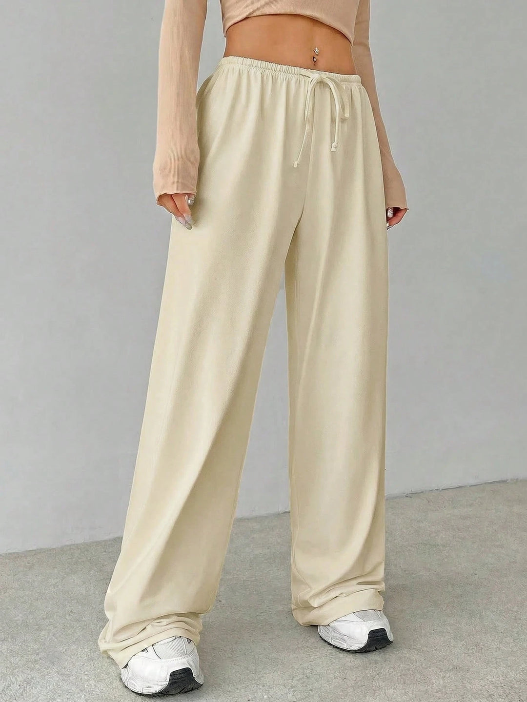 Pantaloni SHEIN, crem