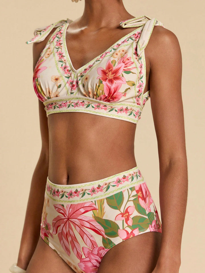 Set bikini SHEIN, mix culori