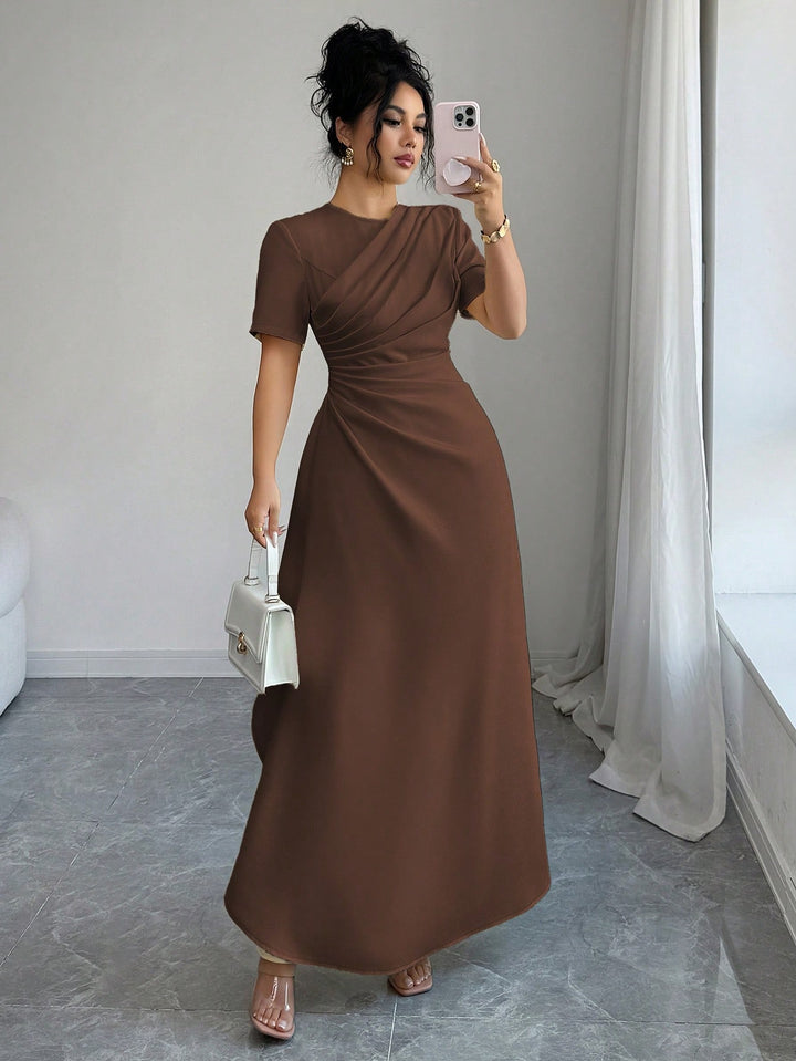 Rochie maxi SHEIN, maro