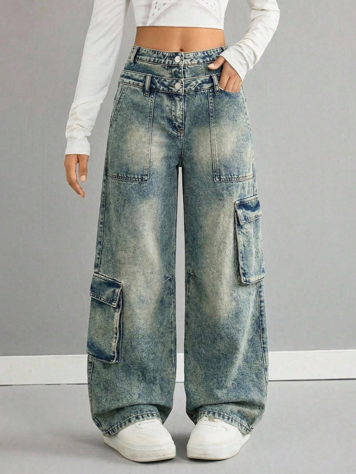 Jeans SHEIN, albastru