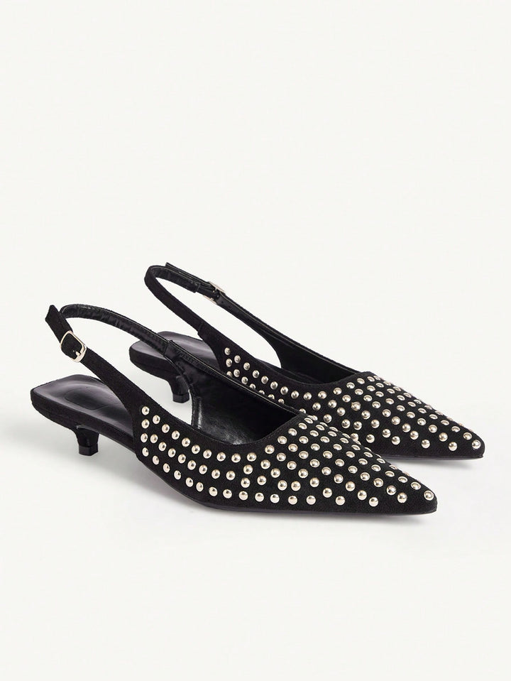 Pantofi cu toc SHEIN, negru
