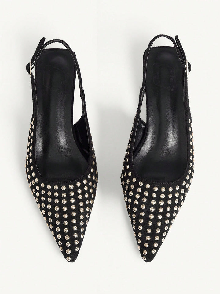 Pantofi cu toc SHEIN, negru