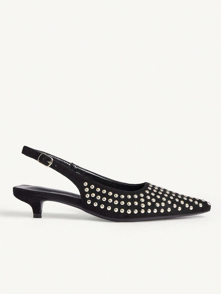Pantofi cu toc SHEIN, negru