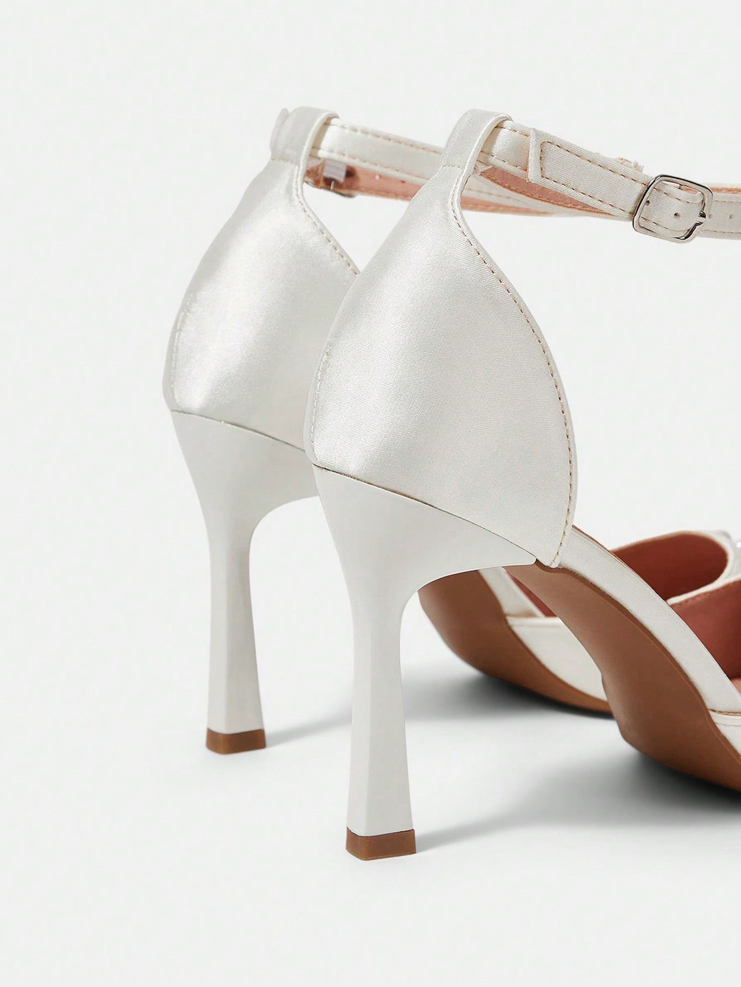 Pantofi cu toc SHEIN, alb