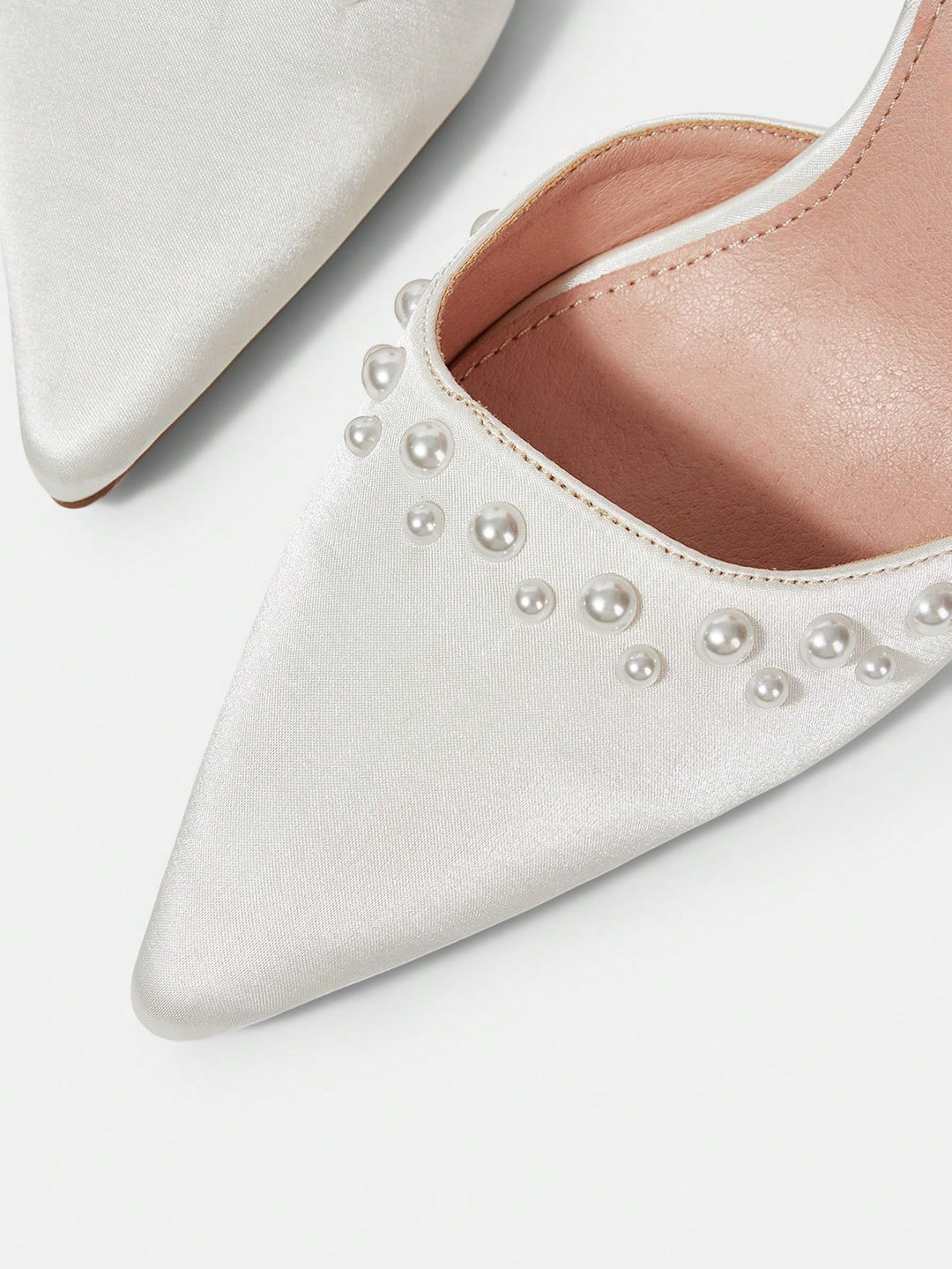 Pantofi cu toc SHEIN, alb