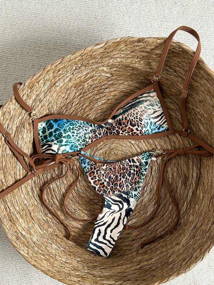 Set bikini SHEIN, mix culori
