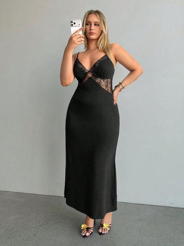 Rochie maxi SHEIN, negru